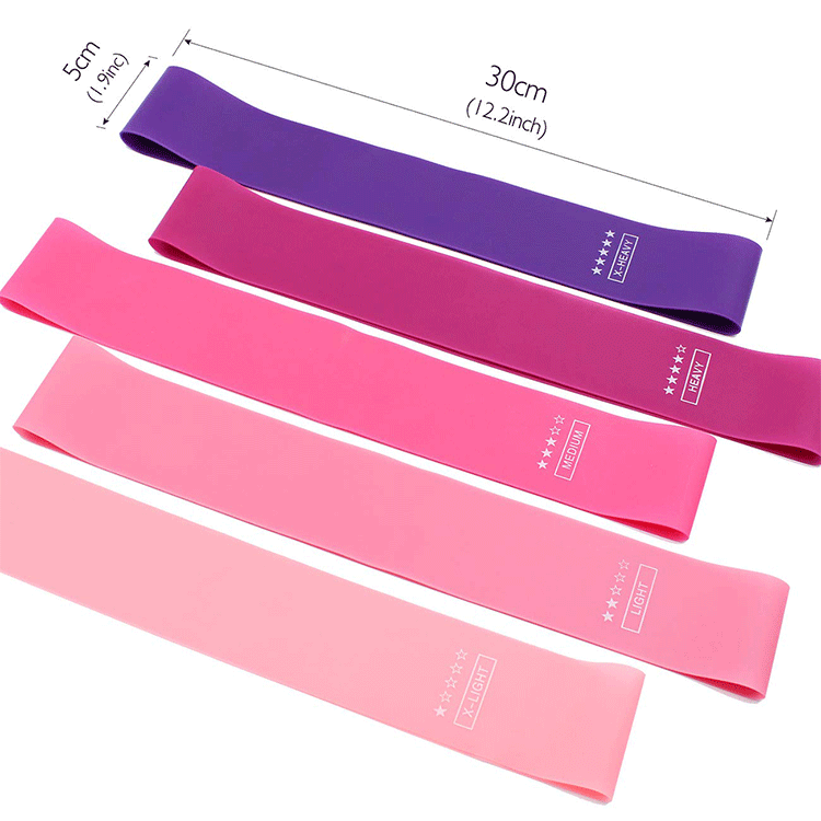 Fitnessband 5er Set - (Peach edition) – Bild 4