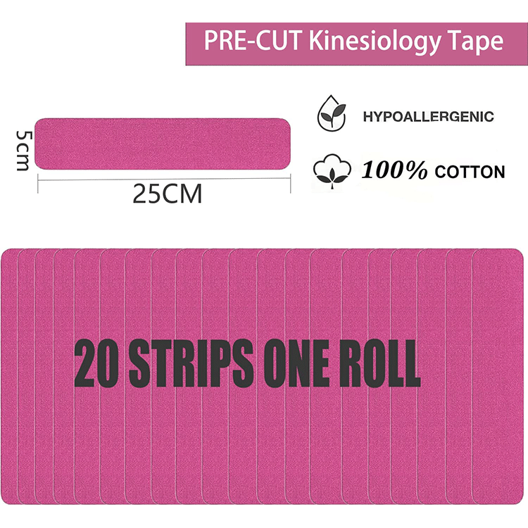 Kinesiotapes Vorgeschnitten (5cm x 5m) – Bild 4