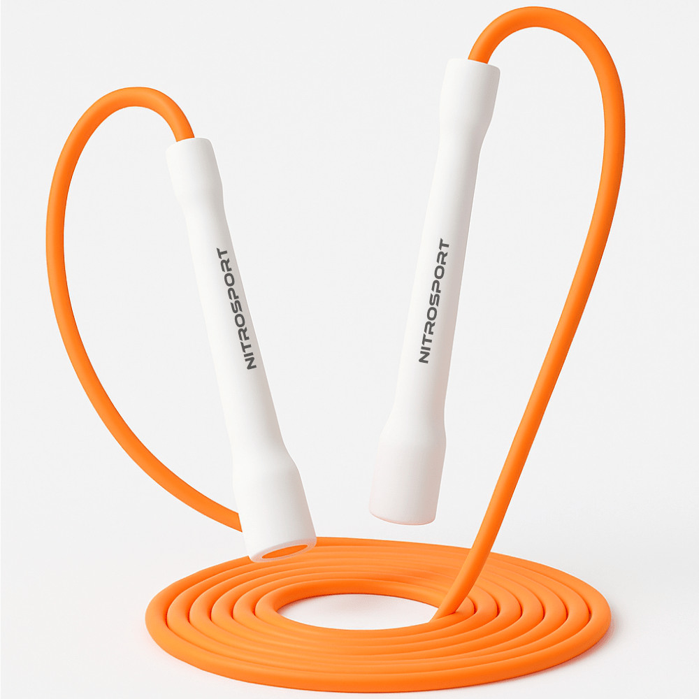 Springseil weiss orange